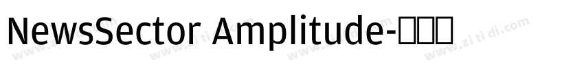 NewsSector Amplitude字体转换